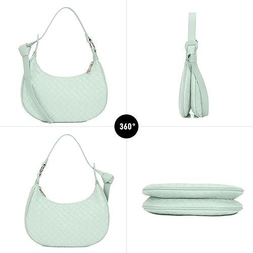 joyluxee Purse for Women Shoulder Bag Cute Mini Clutch Zipper Hobo Tote Handbags