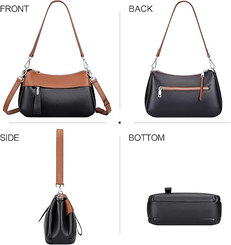 joyluxee Genuine Leather Crossbody Bags for Women Small Hobo Handbags Shoulder Purses with 2 Detachable Straps 4.4 4.4 out of 5 stars   (1,330)