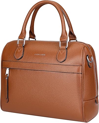 joyluxee Genuine Leather Satchel Top-Handle Handbags for Women Ladies Crossbody Bag